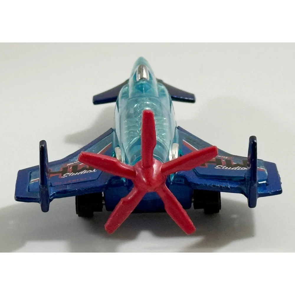 Hot Wheels‎ Poison Arrow Stunt Plane Blue Teal Translucent Die-Cast Toy